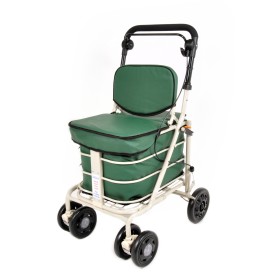 NEW Backrest & Seat  Shopping / Walking Trolley - Forest Green