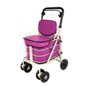 NEW Backrest & Seat  Shopping / Walking Trolley - Purple