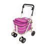 NEW Backrest & Seat  Shopping / Walking Trolley - Purple