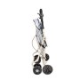NEW Backrest & Seat  Shopping / Walking Trolley - Sky Blue