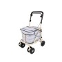 NEW Backrest & Seat  Shopping / Walking Trolley - Sky Blue