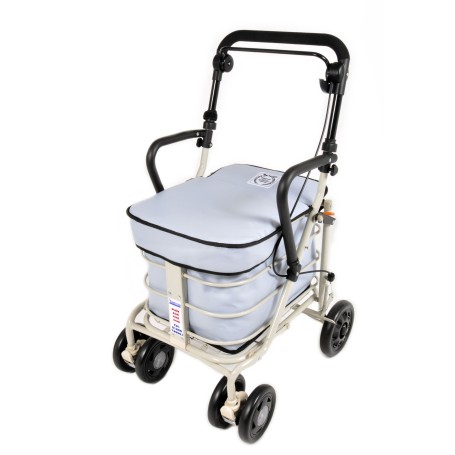 NEW Armrest & Seat Shopping / Walking Trolley - Sky Blue