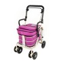 NEW Royal Backrest with Armrest & Seat Shopping / Walking Trolley - Purple