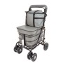 2025 NEW Seated Shopping / Walker Trolley - Grey BLACK EDITION