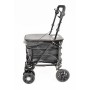 2025 NEW Seated Shopping / Walker Trolley - Black (BLACK FRAME)