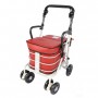 Armrest & Seat Shopping / Walking Trolley - Red