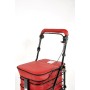 2025 NEW Seated Shopping / Walker Trolley - Red BLACK EDITION