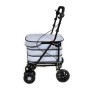 2025 NEW Seated Shopping / Walker Trolley - Sky Blue BLACK EDITION