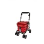 2025 NEW Backrest & Seat  Shopping / Walking Trolley -  Red BLACK EDITION
