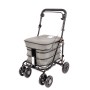 2025 NEW Seated Shopping / Walker Trolley - Grey BLACK EDITION