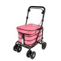 2025 NEW Seated Shopping / Walker Trolley - Pink BLACK EDITION