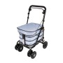 2025 NEW Seated Shopping / Walker Trolley - Sky Blue BLACK EDITION
