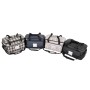 2025 NEW Backrest & Seat  Shopping / Walking Trolley -  Light Tartan BLACK EDITION