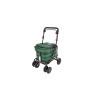 2025 NEW Backrest & Seat  Shopping / Walking Trolley - Forest Green BLACK EDITION