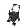 NEW 2025 Royal Backrest with Armrest & Seat Shopping / Walking Trolley - BLACK EDITION
