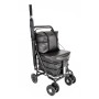 NEW 2025 Royal Backrest with Armrest & Seat Shopping / Walking Trolley - BLACK EDITION