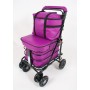 2025 NEW Seated Shopping / Walker Trolley - Purple BLACK EDITION