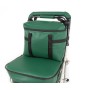 2025 NEW Backrest & Seat  Shopping / Walking Trolley - Forest Green BLACK EDITION