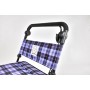 NEW - Lightweight Walk, Rest & Shop 3 in 1 Trolley - Lilac Tartan
