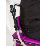 Back Support with rear Zip Pocket