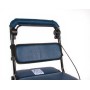 2025 NEW Armrest & Seat Shopping / Walking Trolley - Navy BLACK EDITION