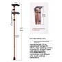 Collapsible, Sturdy Walking Stick - Black