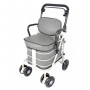 The NEW Backrest Shopper with Armrest - Grey