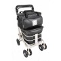 Armrest & Seat Shopping / Walking Trolley - Black