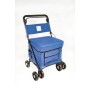 NEW - Lightweight Walk, Rest & Shop 3 in 1 Trolley - Blue